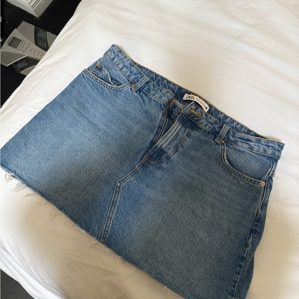 Zara Denim Mini Skirt size XL
